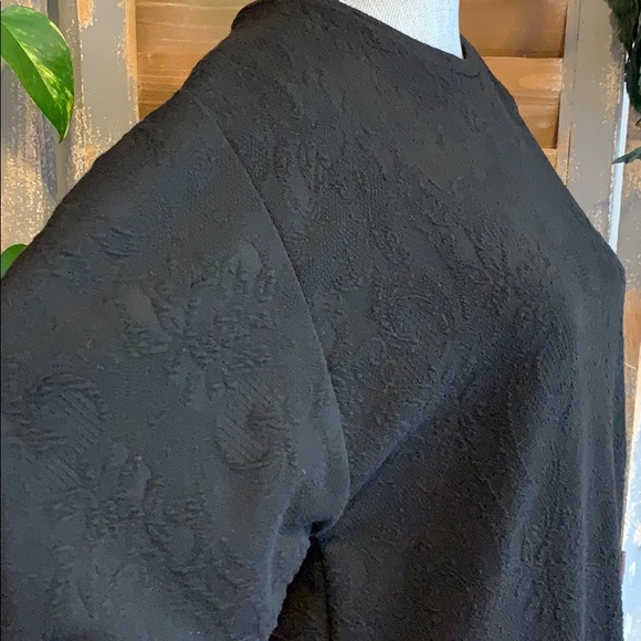 Zara Collection black bubble sleeve midi dress🦜 - Picture 7 of 11